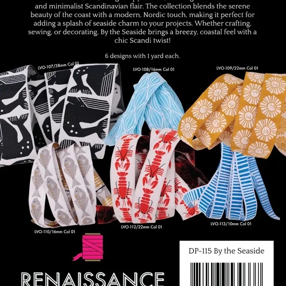 BY THE SEASIDE - DESIGNER RIBBON PACK - Picture 2 of 3